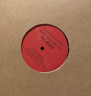 Rhythm Plate Ft. Sara Jay    No More, Vinyl, 12'', Part 1, *Unplayed/New Stock*
