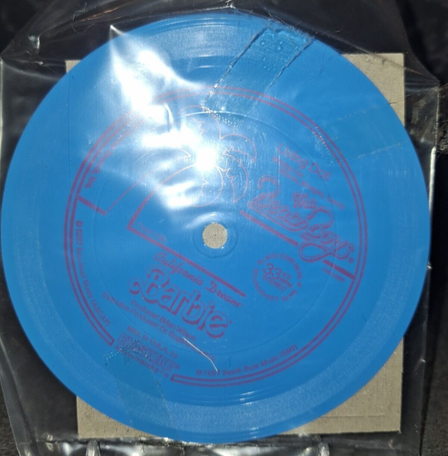 THE BEACH BOYS, CALIFORNIA DREAM BARBIE 5" FLEXI VINYL RECORD, LIVING DOLL 1987