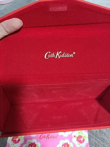 Womens Cath Kidston Red Glasses With Case And Cleaning Cloth Glasses Reading - Picture 5 of 7