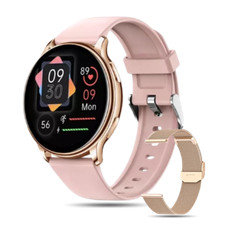 Premium Fashion Smart Watch For Women Fitness Tracker Heart Rate Oxygen GPS Temp