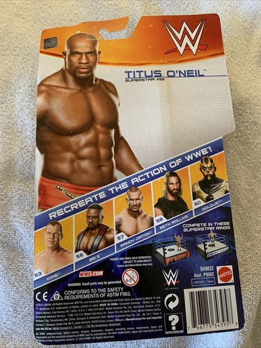 WWE Titus O’Neil Actionfigur Serie 44 #59 Neu  - Bild 3 von 7