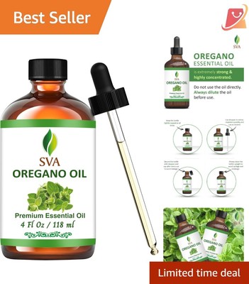 Versatile 100% Natural Oregano Essential Oil - 4 Oz for Massage & Candle Making