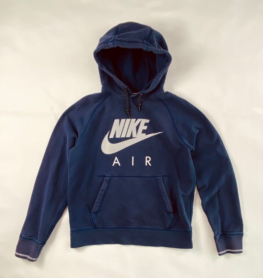 blue and black nike air hoodie