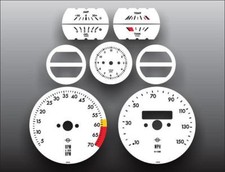White Face Gauges For 1968-1973 Opel Gt W1062