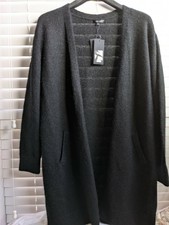 Portmans Women Black Jacket Luxury Yarn