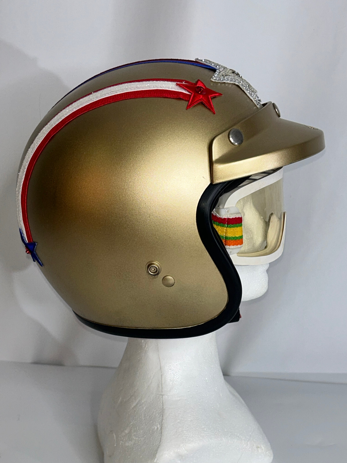 1970's Lynda Carter Wonder Woman Costume Motorcycle Helmet And Goggles