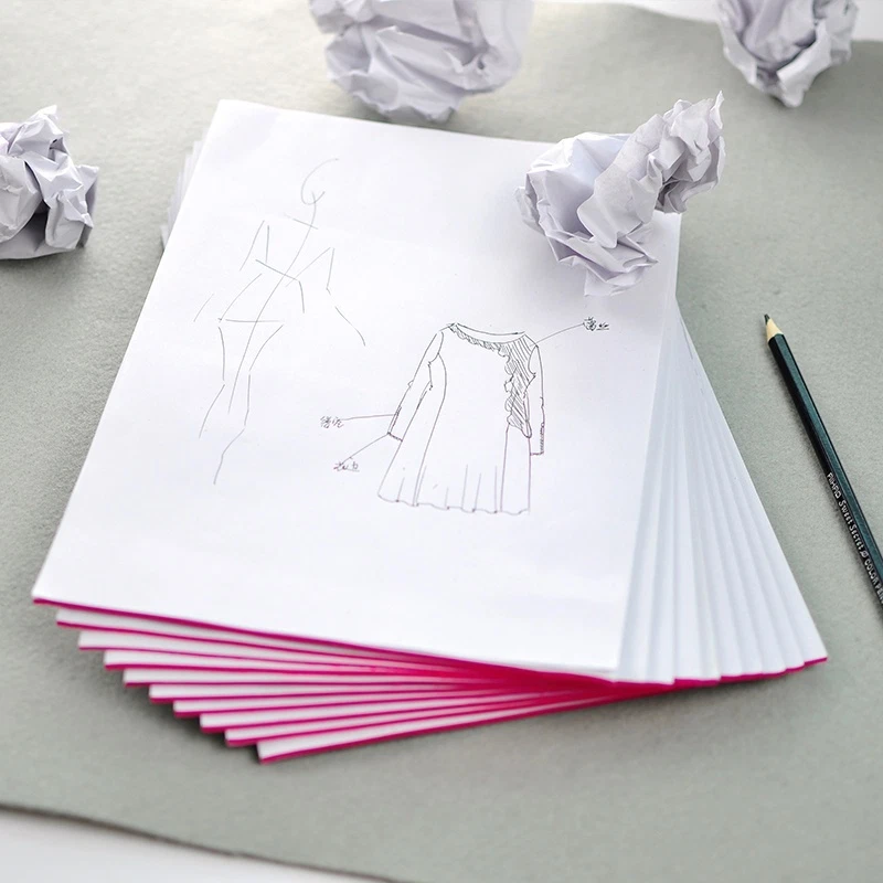 Kraft Paper Blank Memo Diary Notebook Exercise Book Sketch Drawing Writing Child - Image 4 of 4