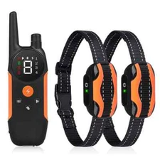 Sport Dog Shock Collar Dog Training Collars.Waterproof Remote FREE SHIP 2 Colla