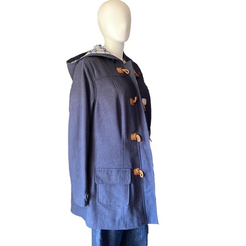 “Her Universe" Dr. Who Navy Blue Toggle PEACOAT 1X Jacket Hooded TORRID Tardis - Picture 5 of 22