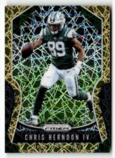 2019 Panini Prizm #32 Chris Herndon IV Orange Laser