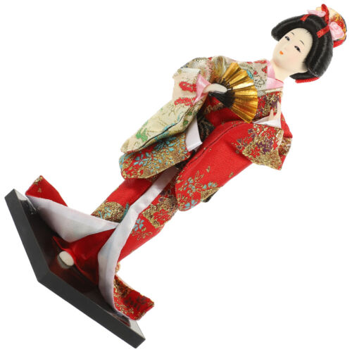  Kimono Doll Resin Woman Japanese Decor Chinese Home Decor - Picture 1 of 20