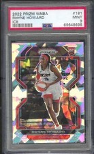 RHYNE HOWARD 2022 PANINI PRIZM WNBA CRACKED ICE PRIZM RC #181 PSA 9 MINT POP 1/1
