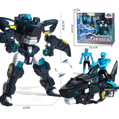 Miniforce Super Dino Power 2 MEGALODON BOLZEN Transformierende Rüstung Roboter Spielzeug Geschenke