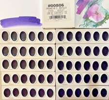 WHOLESALE Prang Semi-Moist Watercolor Refill Ovals Violet Sixty (60) Oval Pans