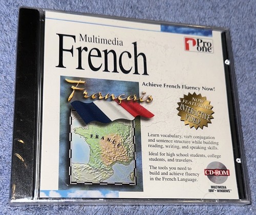 Multimedia French, PC, CD-ROM, Windows 95, (1996, Pro One) New & Sealed - Picture 1 of 2