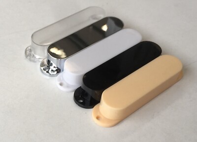 Strat Mustang CLEAR, CREAM, WHITE closed style pickup covers