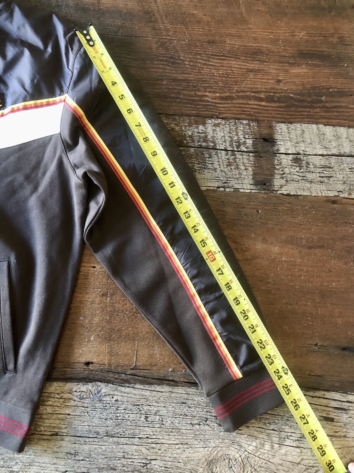 EPIC Quicksilver track jacket brown oversized med… - image 9