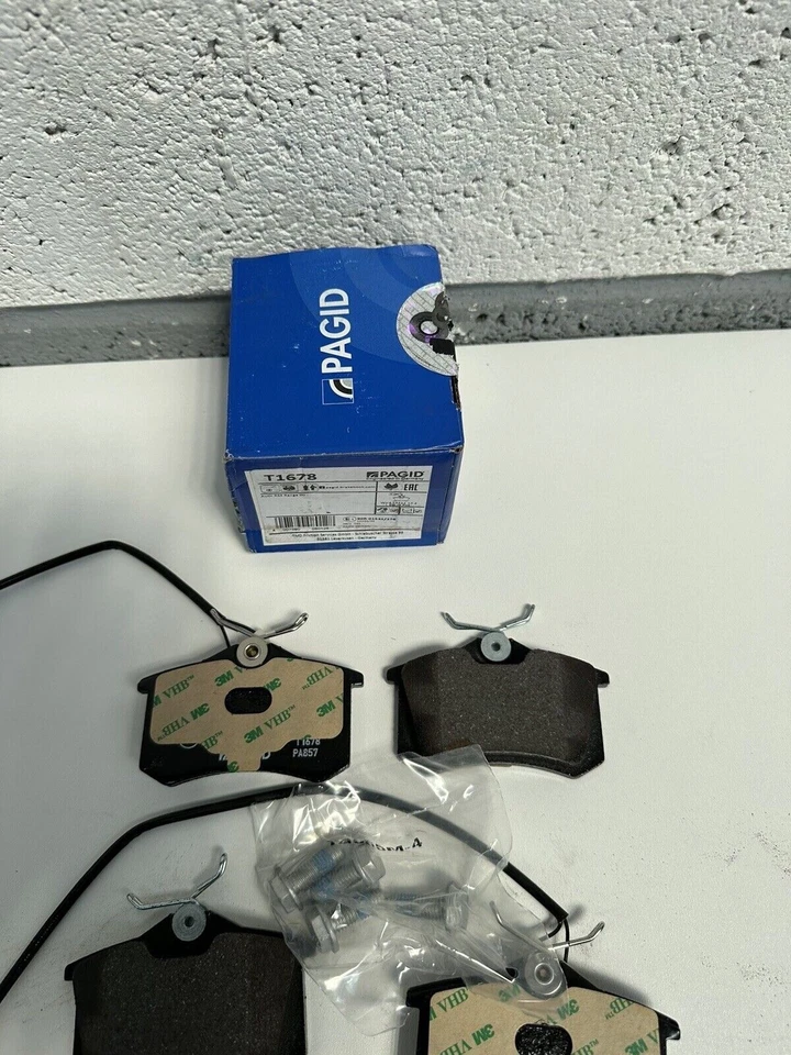 REAR BRAKE PADS SET FITS FORD GALAXY SEAT ALHAMBRA VW SHARAN AUDI A4 PAGID T1678 - Image 2 of 4