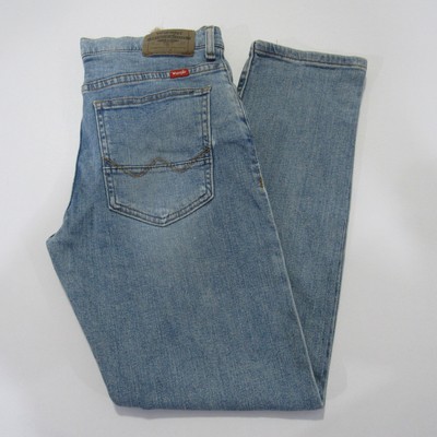 Wrangler Mädchen Taper Fit gerades Bein Stretch blau W 30 / L27 UK12 SKU M18712