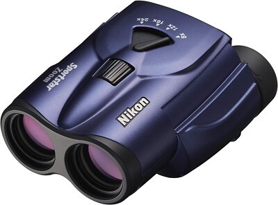 Nikon Sportstar Zoom SPZ8-24 x 25 BL Blue Zoom Binoculars New in Box F/S new