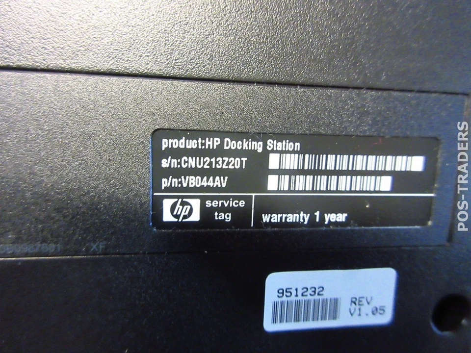 HP VB044AV Compaq Docking Station EXCL PSU Elitebook Probook 8440p 8540p 8770W - Bild 2 von 2