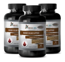 The blood sugar solution - BLOOD SUGAR CONTROL FORMULA - Guggle - 3 Bottles