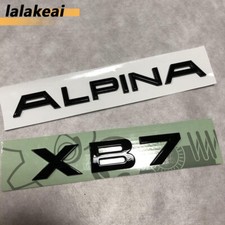 Customized Gloss Black For G07 X7 Alpina Xb7 Rear Tailgate Boot Emblems Badge