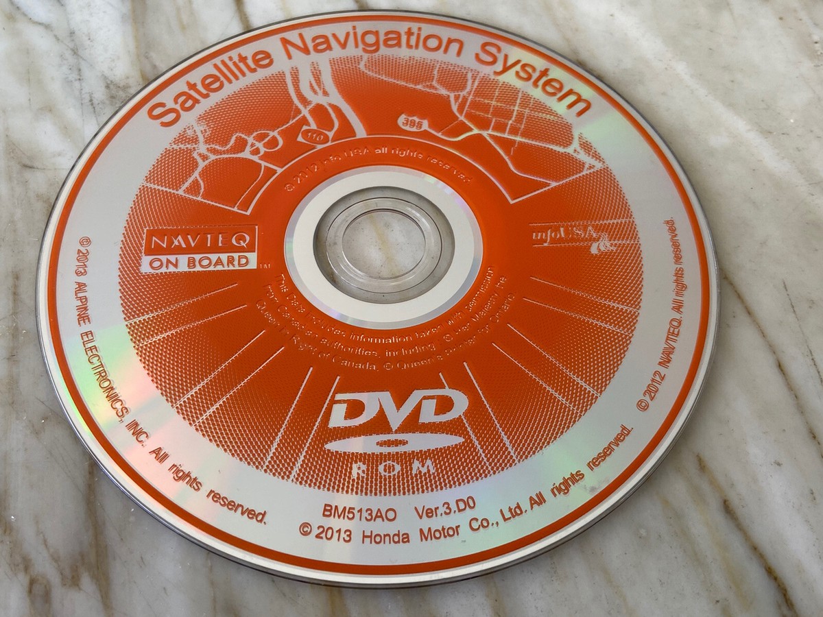 2004 2005 2006 ACURA TL NAVIGATION DVD US CANADA VER.3.D0 2013