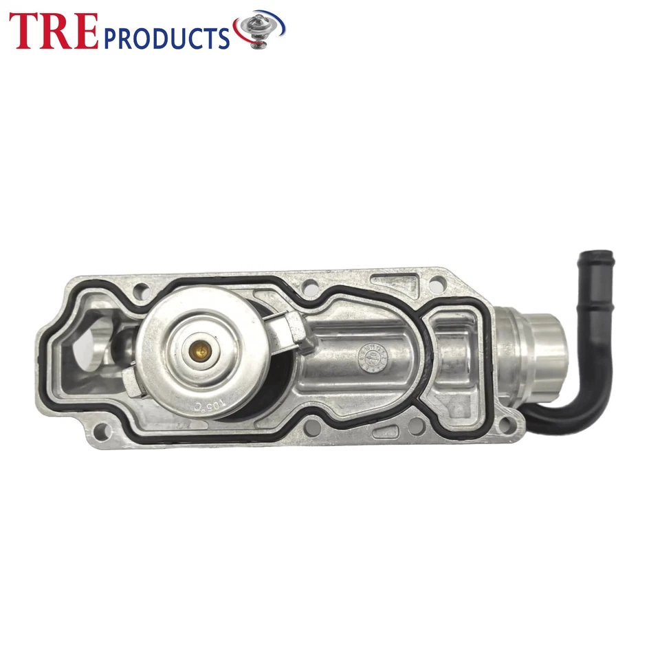 Carcasa termostato refrigerante motor WOC57114105 - Volkswagen Phaeton 6L 2004-2006 Foto 2 de 4
