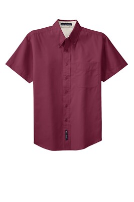 【oan】Bord line Short Sleeve T-Shirt S508 Port Authority® Short Sleeve Easy Care Shirt XS-6XL, LT