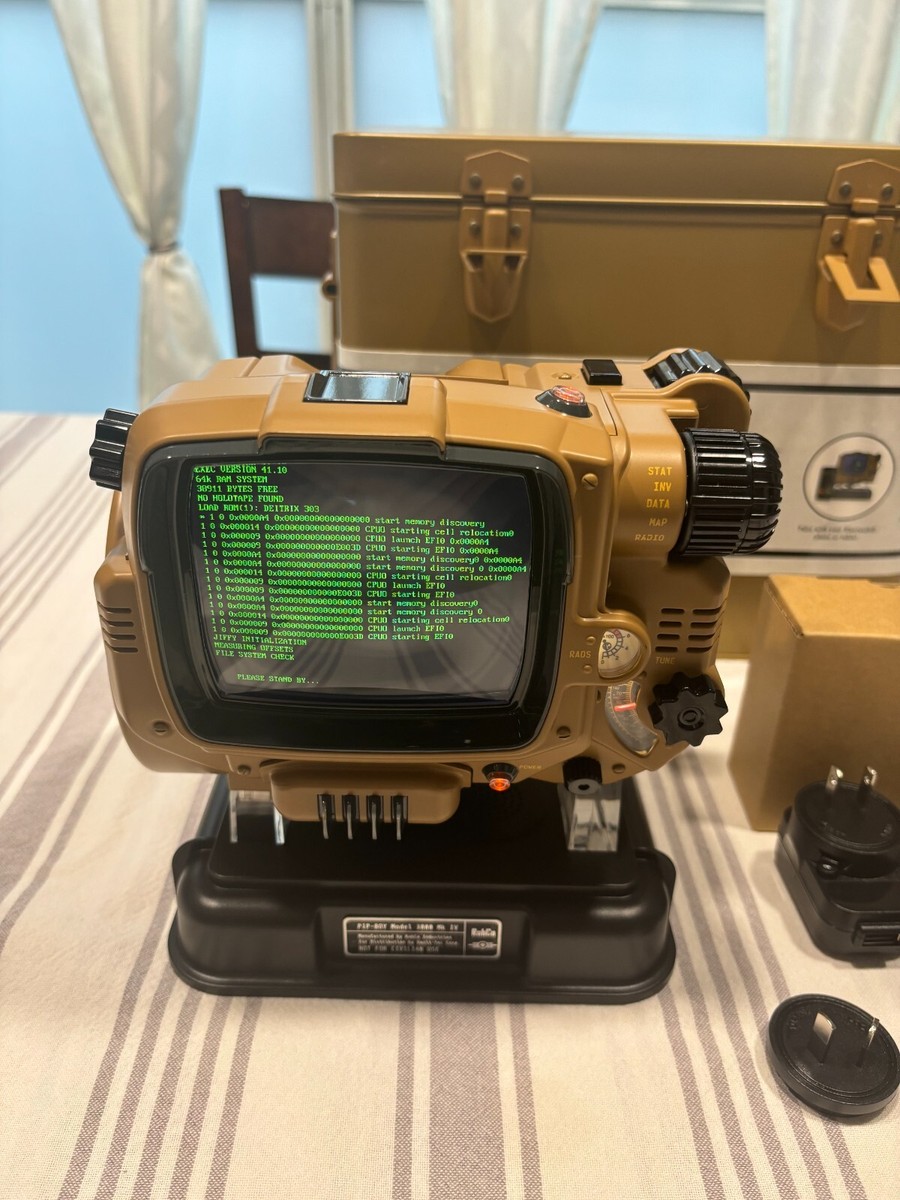 その他 Fallout pipboy3000 Bluetoothedition Fallout 4 Bluetooth Pip-Boy from ThinkGeek - YouTube