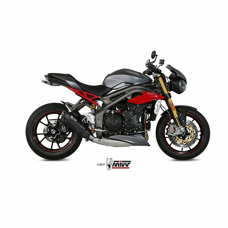Silencieux MIVV SUONO inox Triumph Speed Triple 1050 échappement moto 2016
