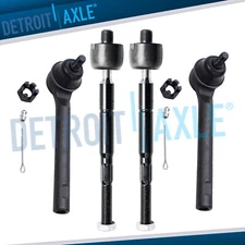 Front Outer Inner Tie Rod End for 2005 2006 2007 2008 2009 2010 Honda Odyssey