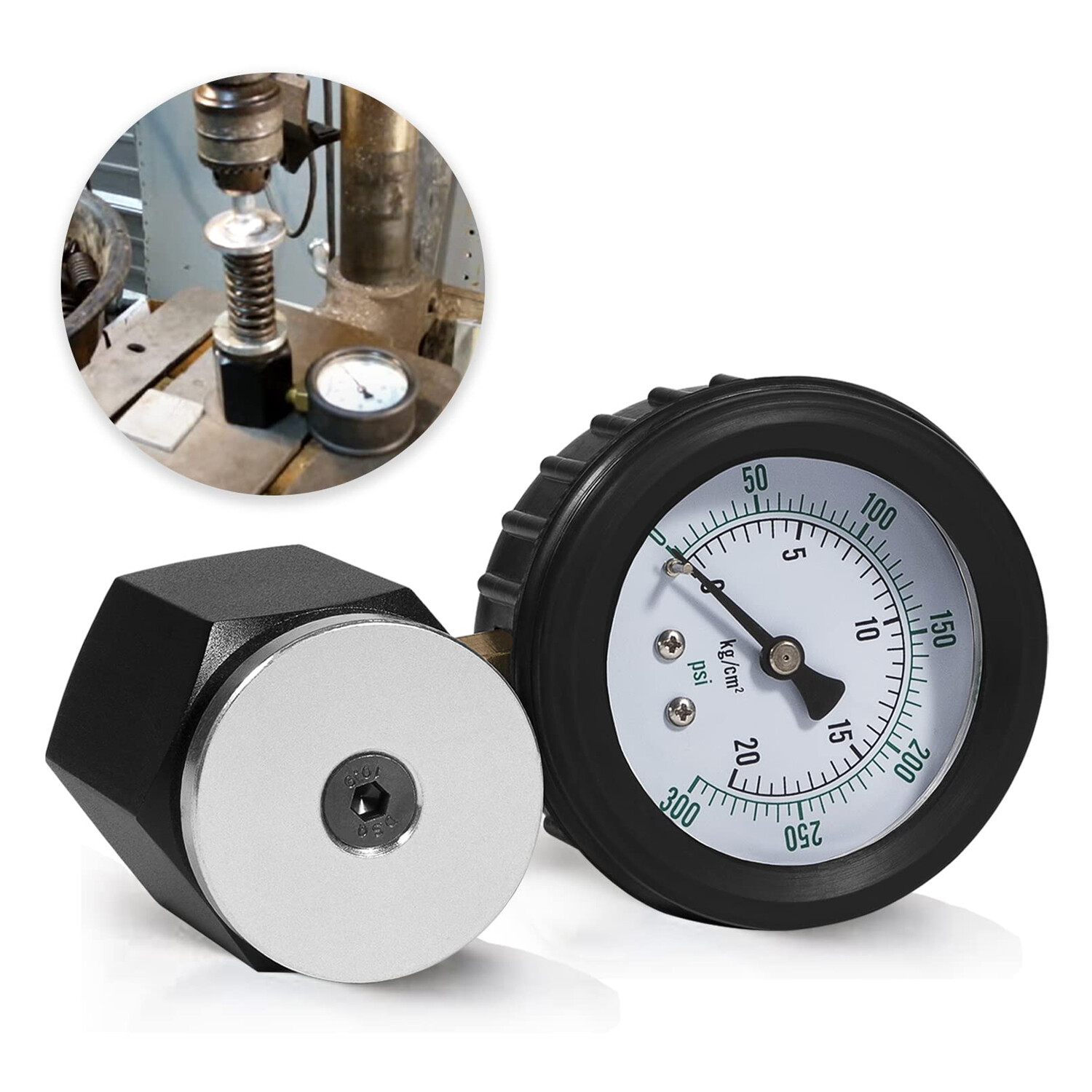 66835 Universal Spring Tester Gauge 0-300 PSI Mini Valve Spring Tester