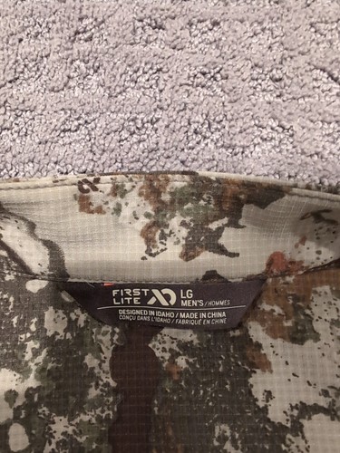 First Lite Trace 1/4 Zip Synthetic Warm Weather Top Large Specter Excellent! - Picture 10 of 13