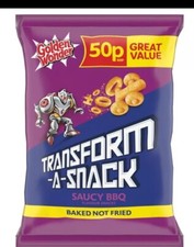 Golden Wonder Transform A Snack Saucy BBQ Crisps Full Box 30 Packs x 27g  50p