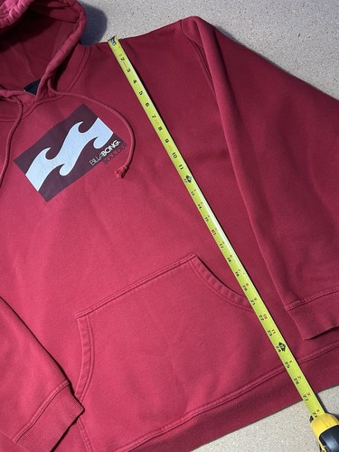 Vintage Billabong Hoodie Sweatshirt Mens XL Red Graphic Cotton Pullover Y2K - Picture 6 of 7
