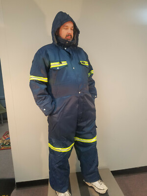 Helly Hansen Cold Weather Insulated Suit with Hood Blue with Hi