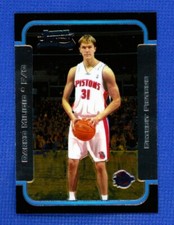 2003-04 Bowman Chrome Darko Milicic RC # 130 Detroit Pistons Rookie