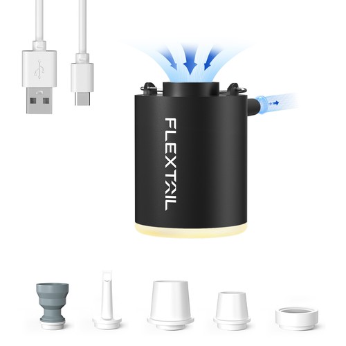 FLEXTAILGEAR TINY PUMP X 2024 - Rechargeable Mini Air Pump for Air Mattress - Picture 2 of 39