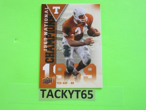 2011 UD UNIVERSITY OF TEXAS FB NATIONAL CHAMPIONS SINGLE CARD(S) CHOOSE - Picture 28 of 40