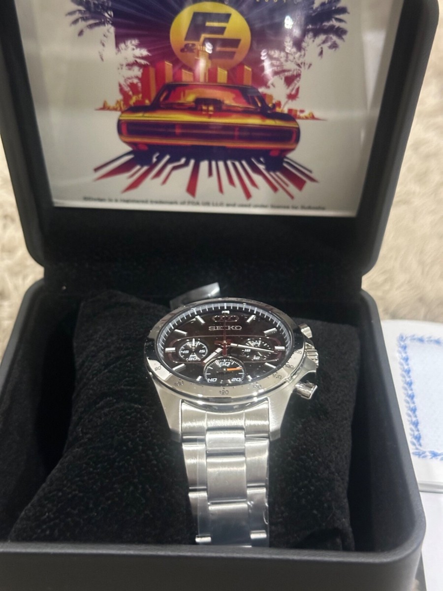SEIKO Fast & Furious Fire Boost watch Limited. | eBay
