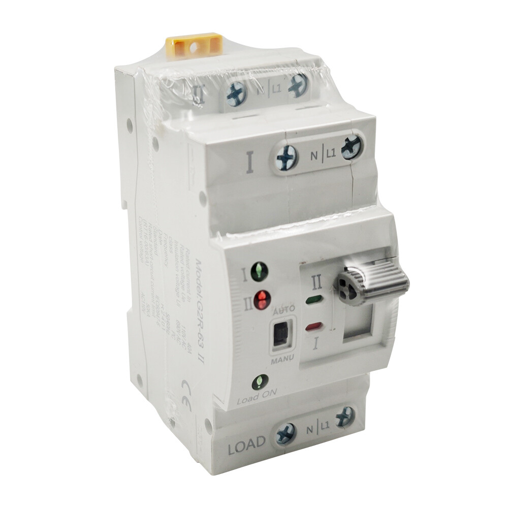 GEYA 2P 63/100A Automatic Transfer Switch - 220V/110V Grid To Generator ATS