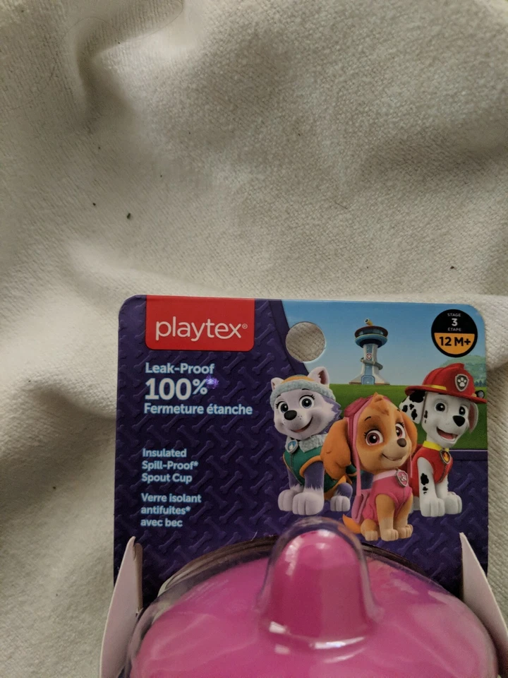 Platex Paw Patrol Leak Proof Insulated Spout Cup Stage 3, 9 Ounce 12 mo+ NEW - Image 4 of 4