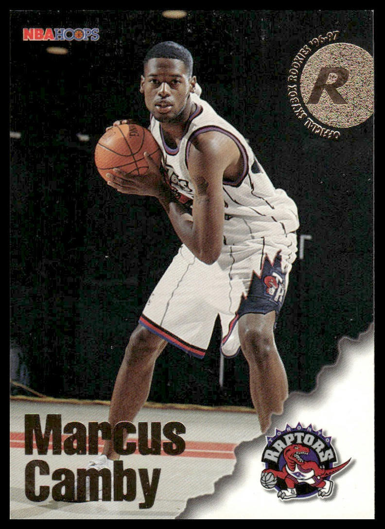 1996-97 NBA Hoops #282 Marcus Camby RC Rookie Card Toronto