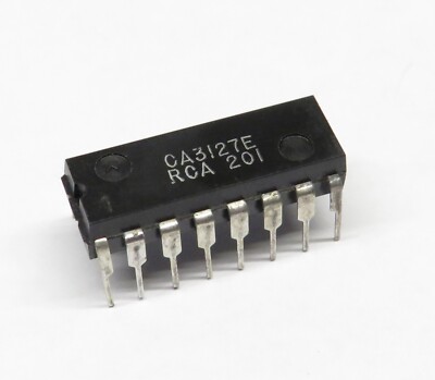 CA3127E High Frequency NPN Transistor Array DIP16, RCA