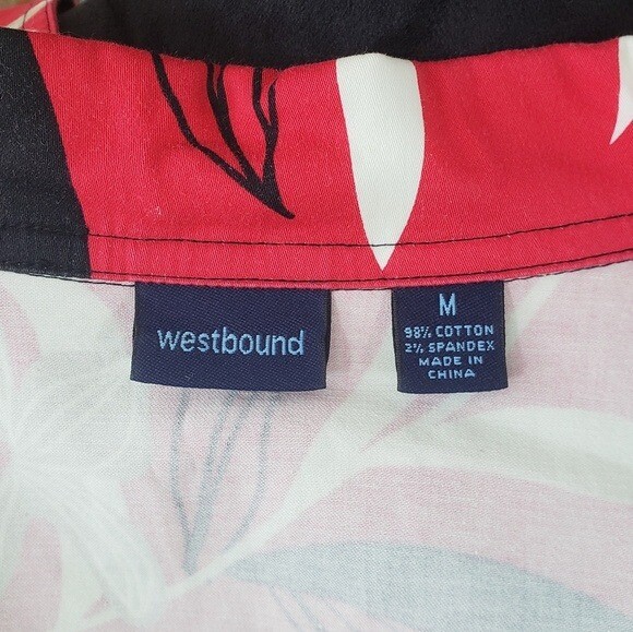 Westbound Floral Print Statement Jacket sz Medium - image 7