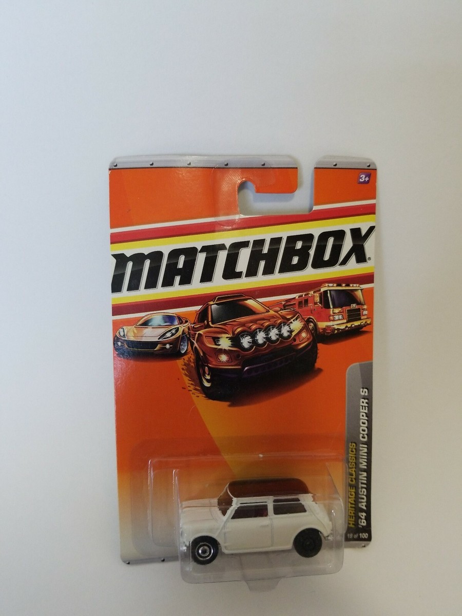 MATCHBOX '64 austin mini cooper s - white | eBay