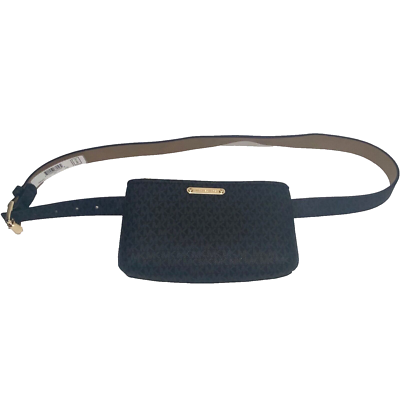 GUC MK Michael Kors Black Gray Belt Bag Michael Kors Belt Bag Grey Bags & Handbags for Women for  main image 4