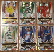 All 6 SPFL Match Attax 2018/19 100 Club Cards